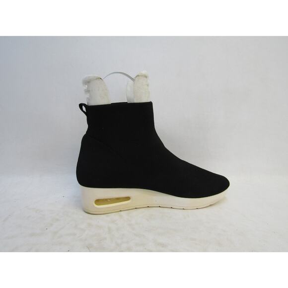 DKNY Womens Size 8 M Black Wedge Ankle Fashion Boots Bootie - Picture 4 of 11